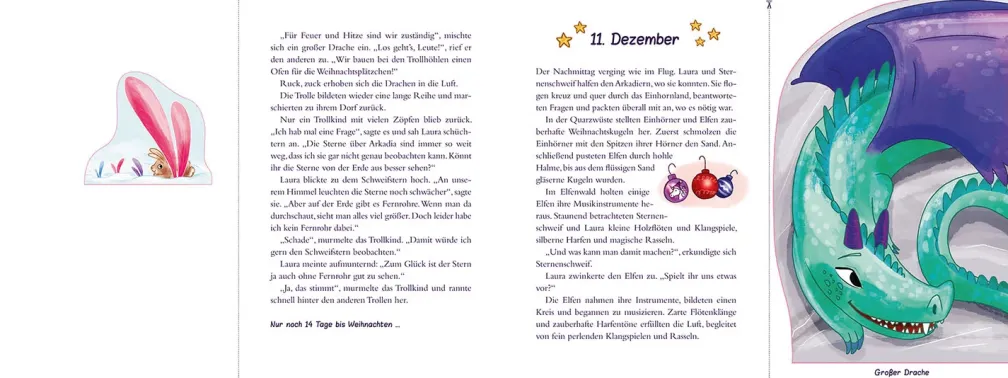 Sternenschweif Adventskalender, Weihnachten im Einhornland