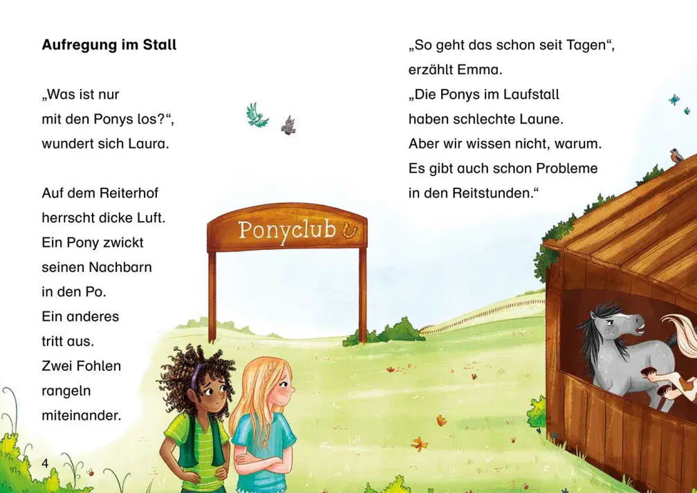 Sternenschweif, Bücherhelden 1. Klasse, Hilfe für die Ponys