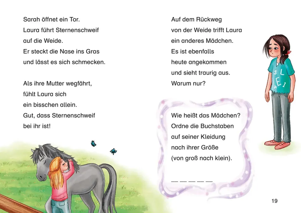 Sternenschweif, Bücherhelden 1. Klasse, Ferien auf dem Reiterhof
