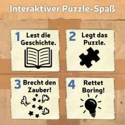 Story-Puzzle: Bitte nicht öffnen - Flauschig!