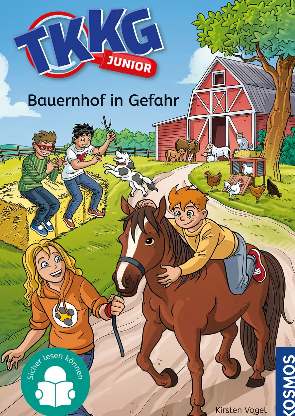 TKKG Junior, 6, Bauernhof in Gefahr