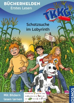 TKKG Junior, Bücherhelden, Erstes Lesen, Schatzsuche im Labyrinth