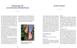 Waldyoga an Orten der Kraft