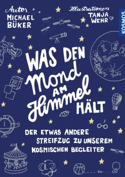 Was den Mond am Himmel hält
