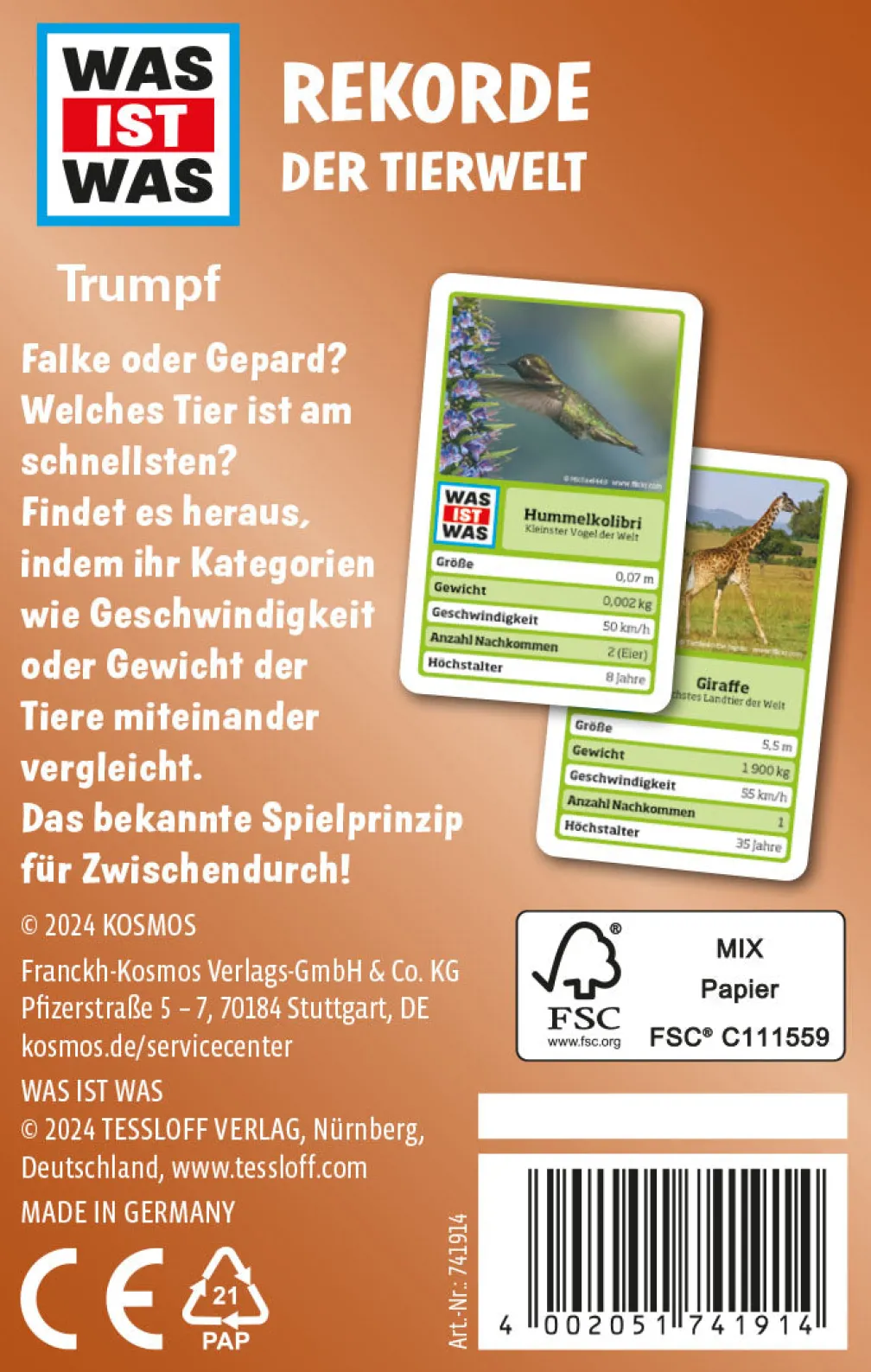 WAS IST WAS Trumpf: Rekorde der Tiere